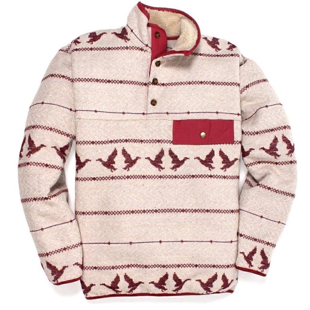Southern Proper
Duck Call Sherpa Lined Pullover Size M